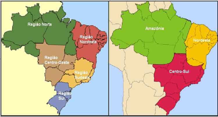 Foto de Regionalizações brasileiras